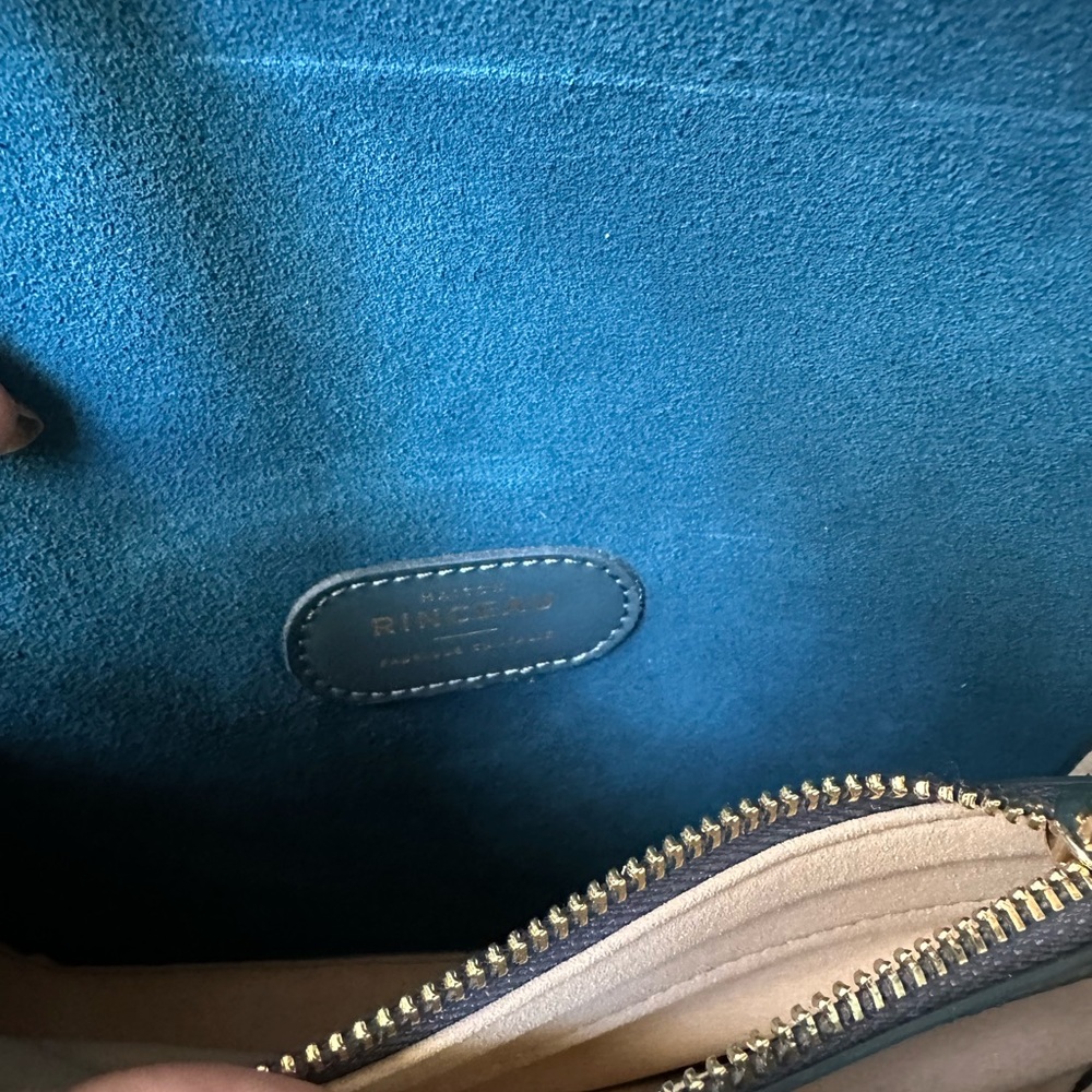 Maison RINCEAU Teal La Apollon Too Handle Satchel Bag - Picture 13 of 14